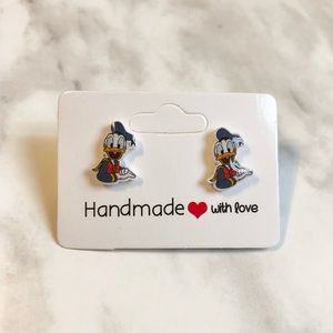 🎉 New Donald Duck Handmade Earrings